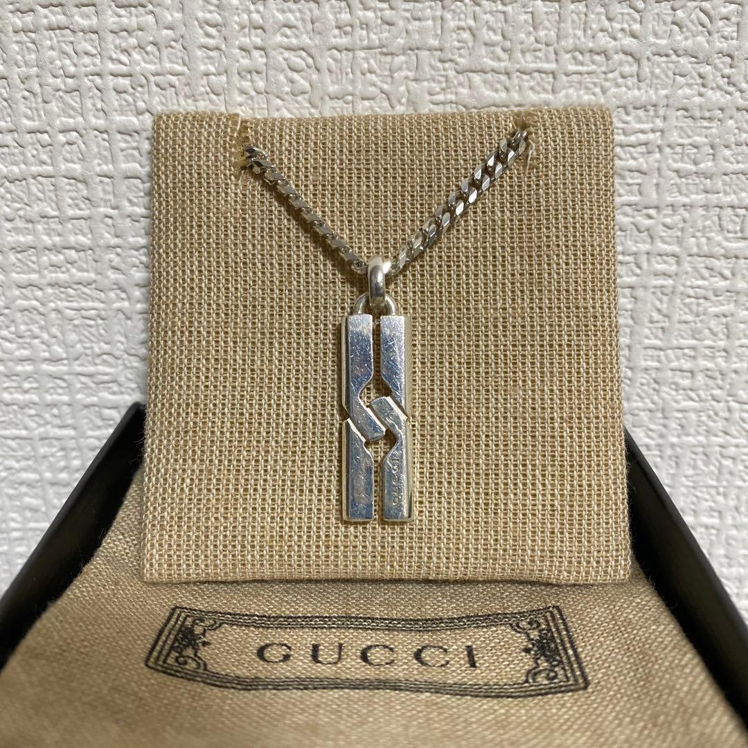 【最終値下げ】GUCCI グッチ シルバーネックレス【12/21まで】 グッチ ネックレス メンズ レディース シルバー925 ドッピア (GUCCI