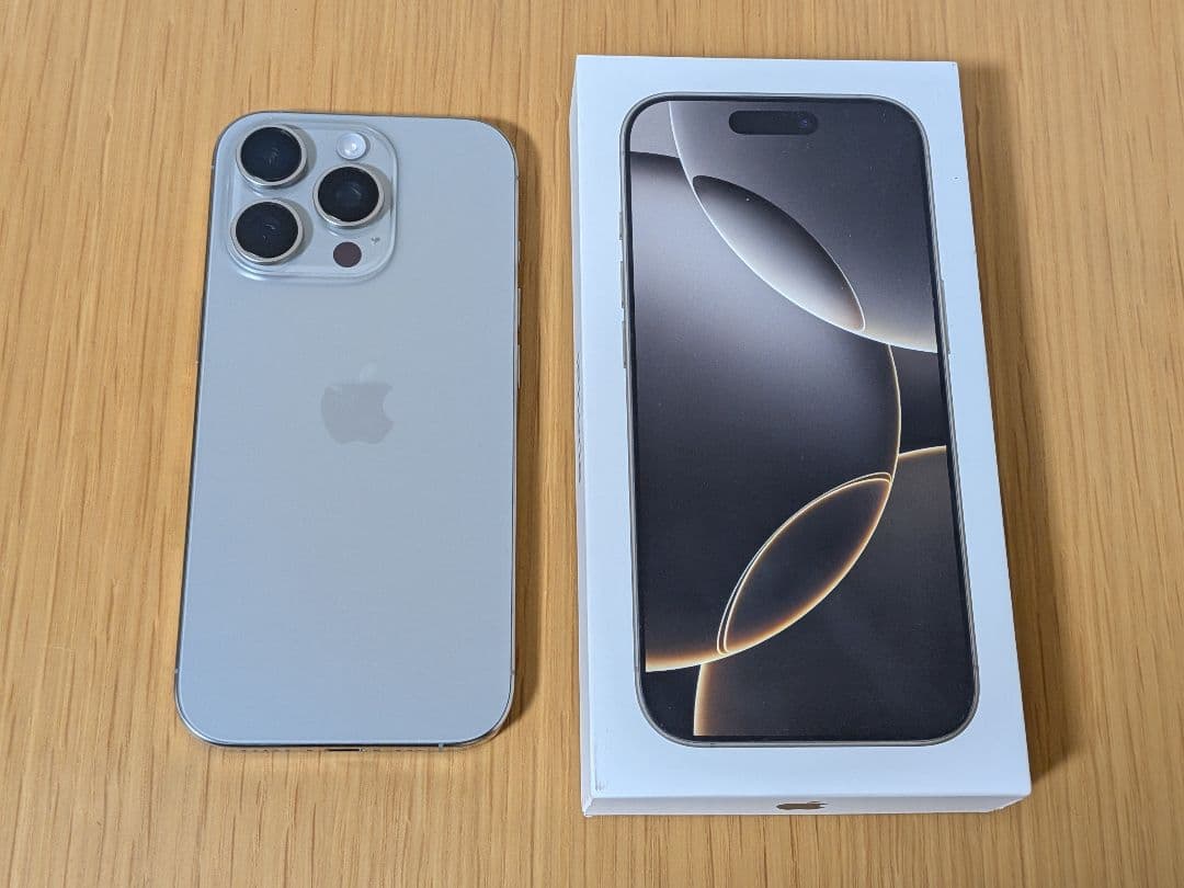iPhone16pro 128GB ナチュラルチタニウム バッテリー100% iPhone 16 Pro 128GB - ナチュラルチタニウム（SIMフリー）[整備済製品