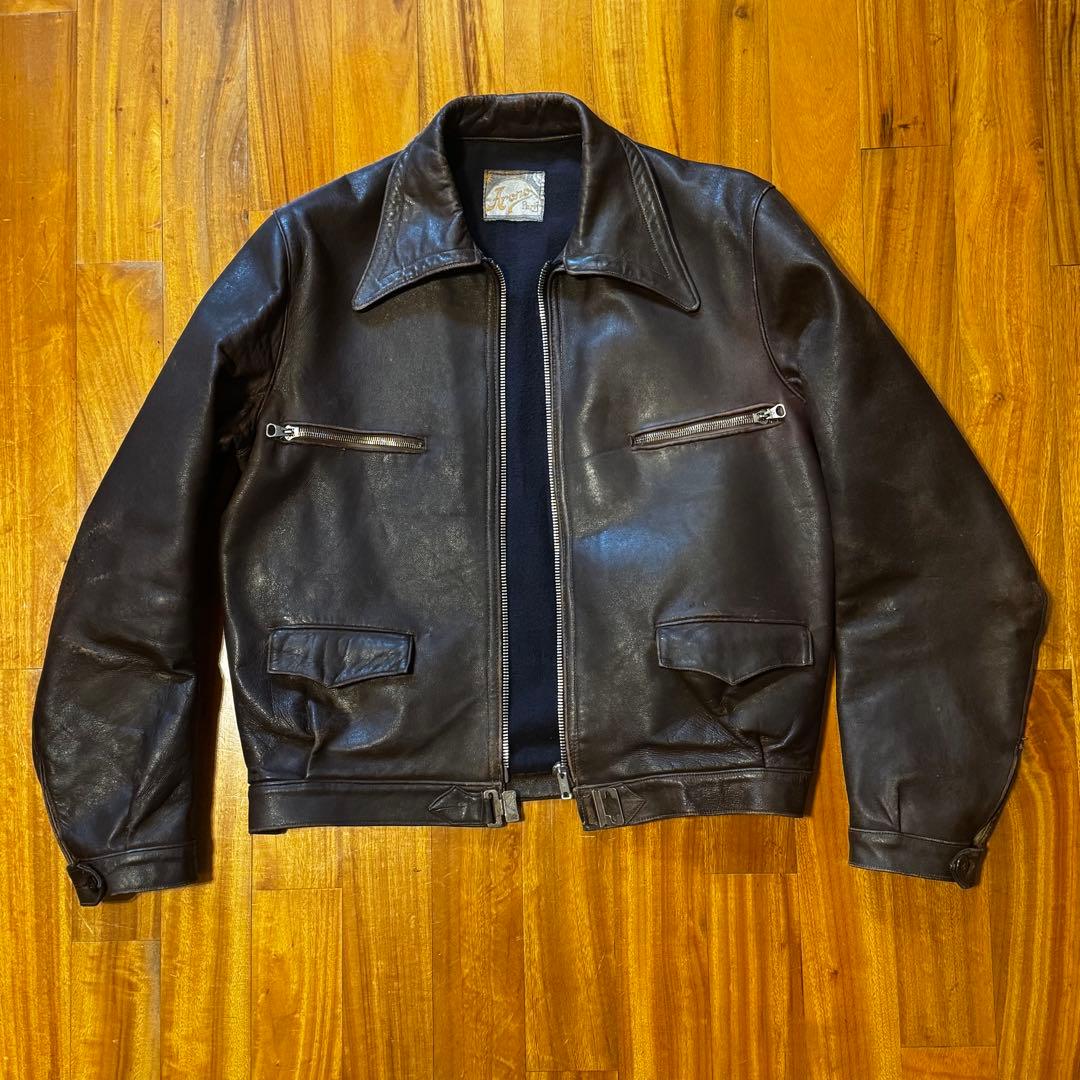 40s 本物 ドイツ軍 ルフトヴァッフェ ハルトマンジャケット レザー