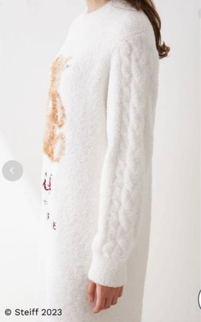 ジェラートピケ❤️【Steiff】パウダージャガードワンピース❤️新品