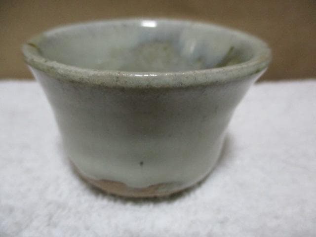 斑唐津　ぐい呑み　Q8-3 中里無庵 斑唐津ぐい呑 | 銀座 黒田陶苑