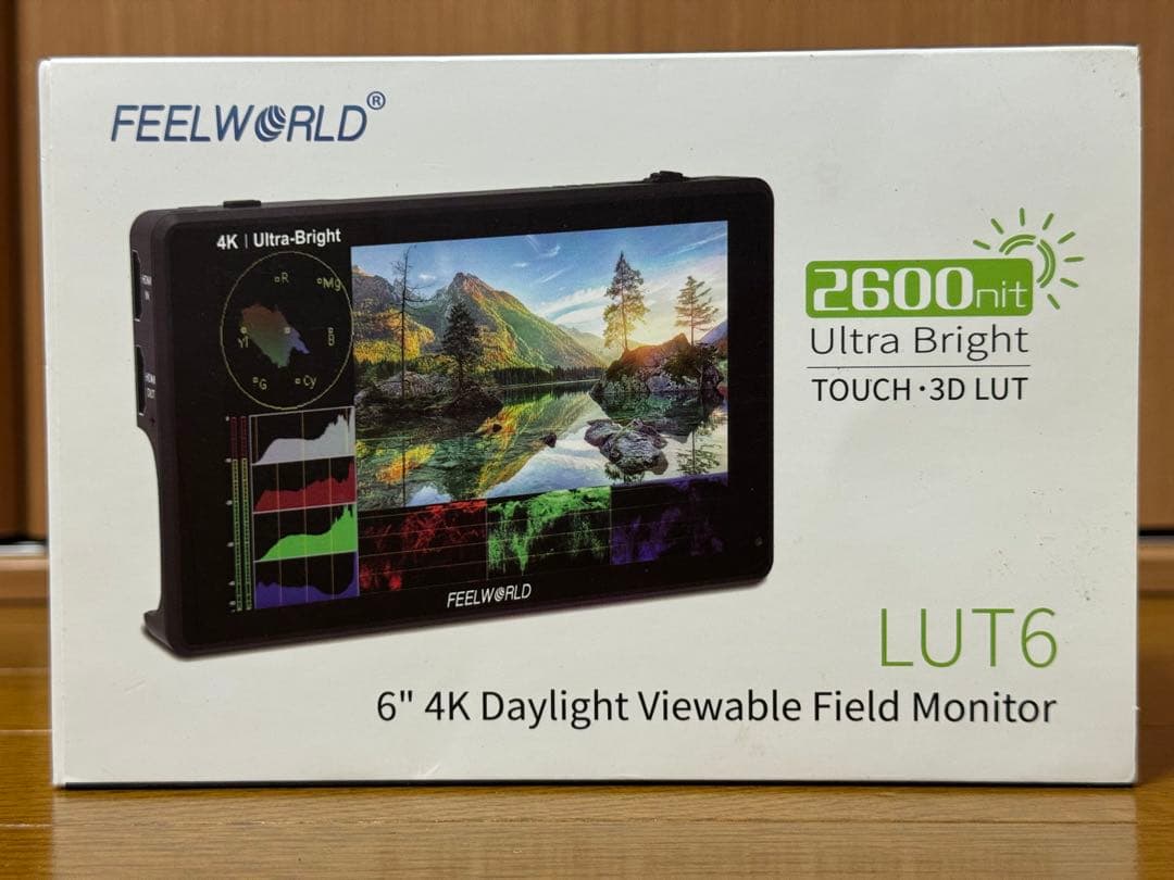 【未使用品】FEELWORLD LUT6 6インチ 4Kフィールドモニター 楽天市場】FEELWORLD LUT6 フィールワールド 6インチ モニター 2600nit