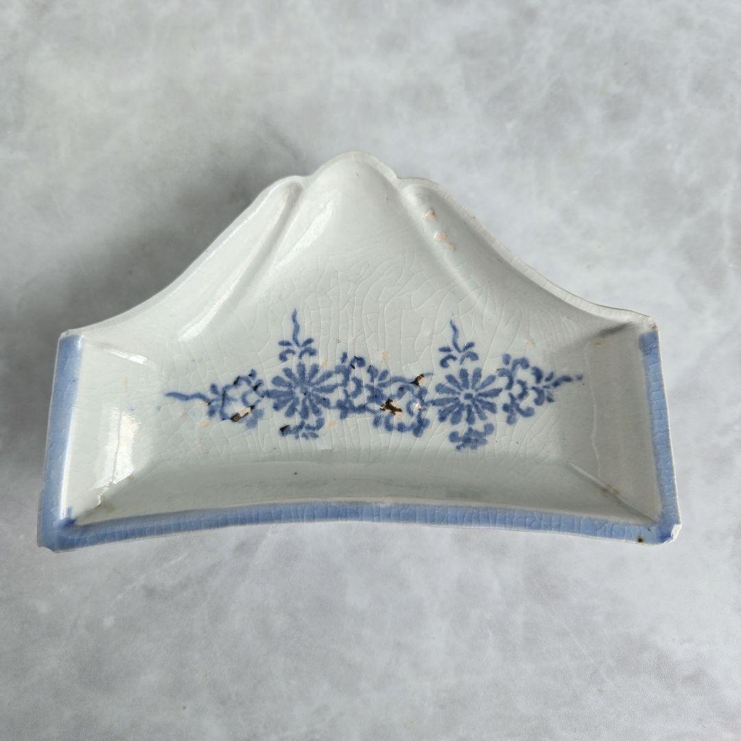 古伊万里　染付　富士山　変形小皿　型紙摺　江戸時代　骨董　アンティーク 楽天市場】山水文様 船頭 鳥 七寸皿 0379江戸時代 伊万里 染付 手描き