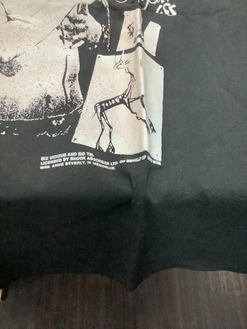 新品 Sid Vicious 90s ヴィンテージグラフィックTシャツ ブラック