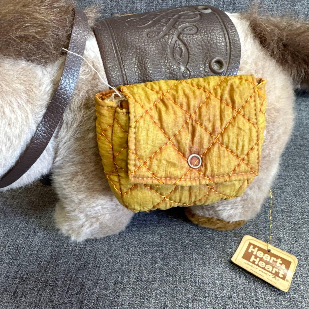 希少　日本製　NAKAJIMA Heart &Heart ロバ　ぬいぐるみ　ろば