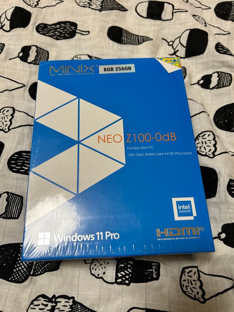 未使用品　MINIX NEO Z100 ファンレスミニpc 12世代N100 Amazon.co.jp: MINIX NEO Z100-0dB ファンレス Mini PC、Intel 12th