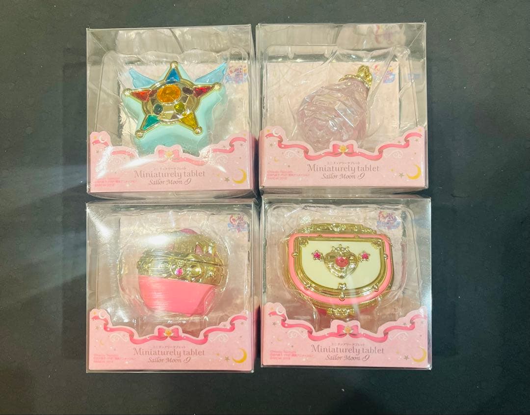 セーラームーン ミニチュアリータブレット 全35個セット＋通信機カラー