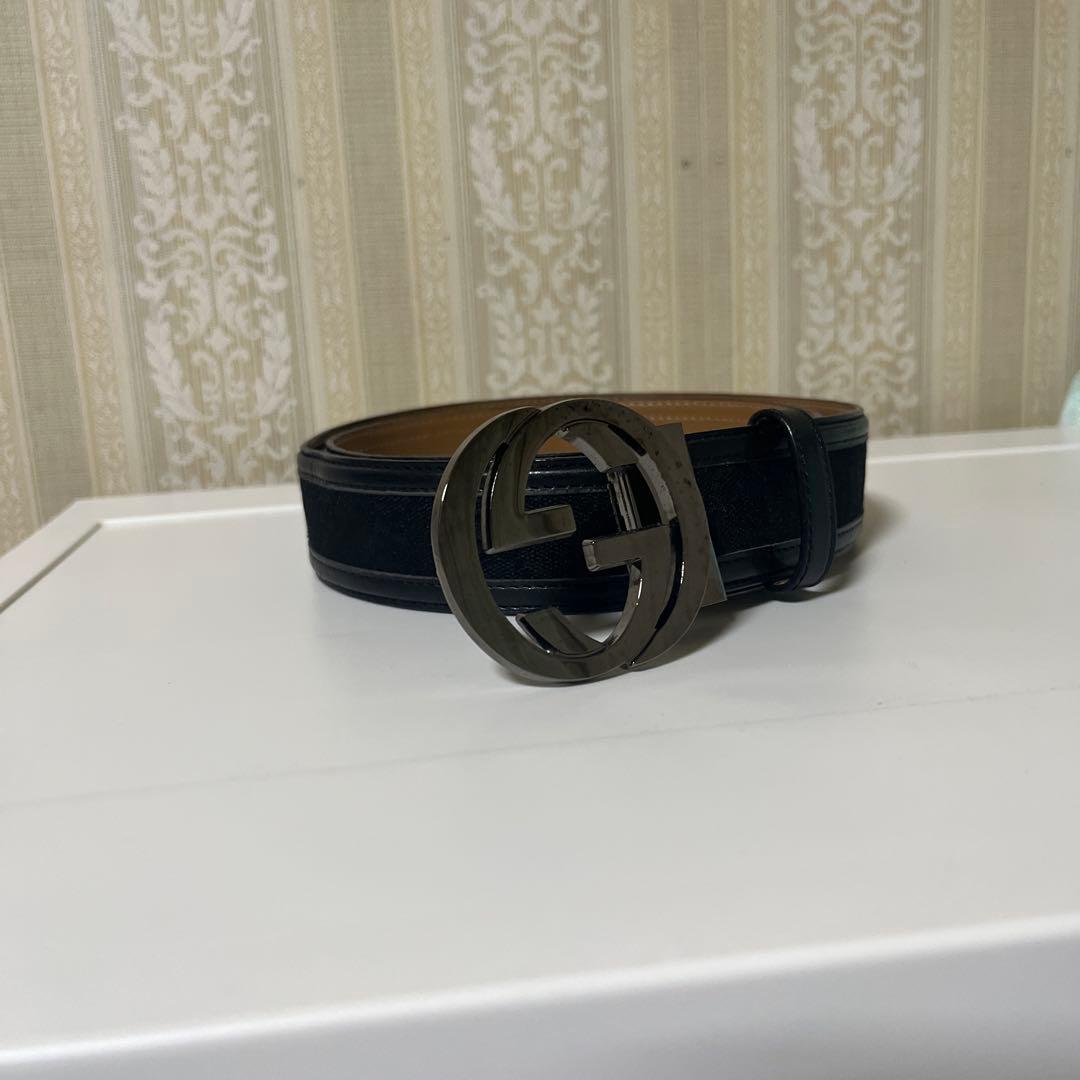 GUCCI ブラック ベルト Gロゴ 楽天市場】GUCCI グッチメンズレザーベルト ブラックインター