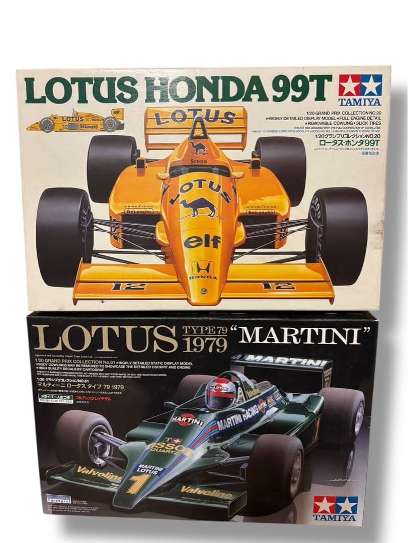 タミヤ プラモデル2点セット/ロータス ホンダ 99T/ロータス タイプ79 タミヤ プラモデル2点セット/ロータス ホンダ 99T/ロータス タイプ79