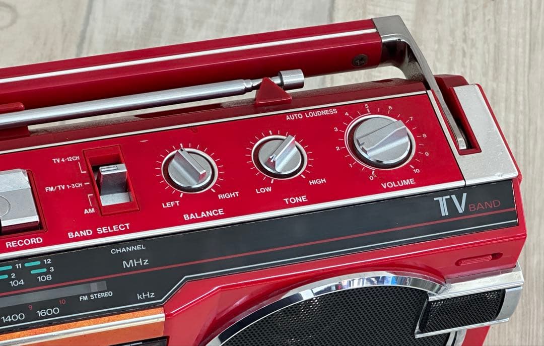 動作品】ラジカセ SANYO MR-U4SS 当時物ラジオFM/AM - メルカリ