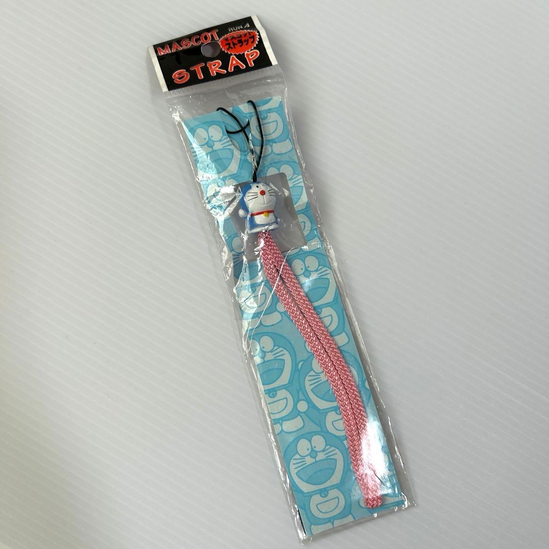 未開封】ドラえもん ストラップ ピンク レトロ - メルカリ