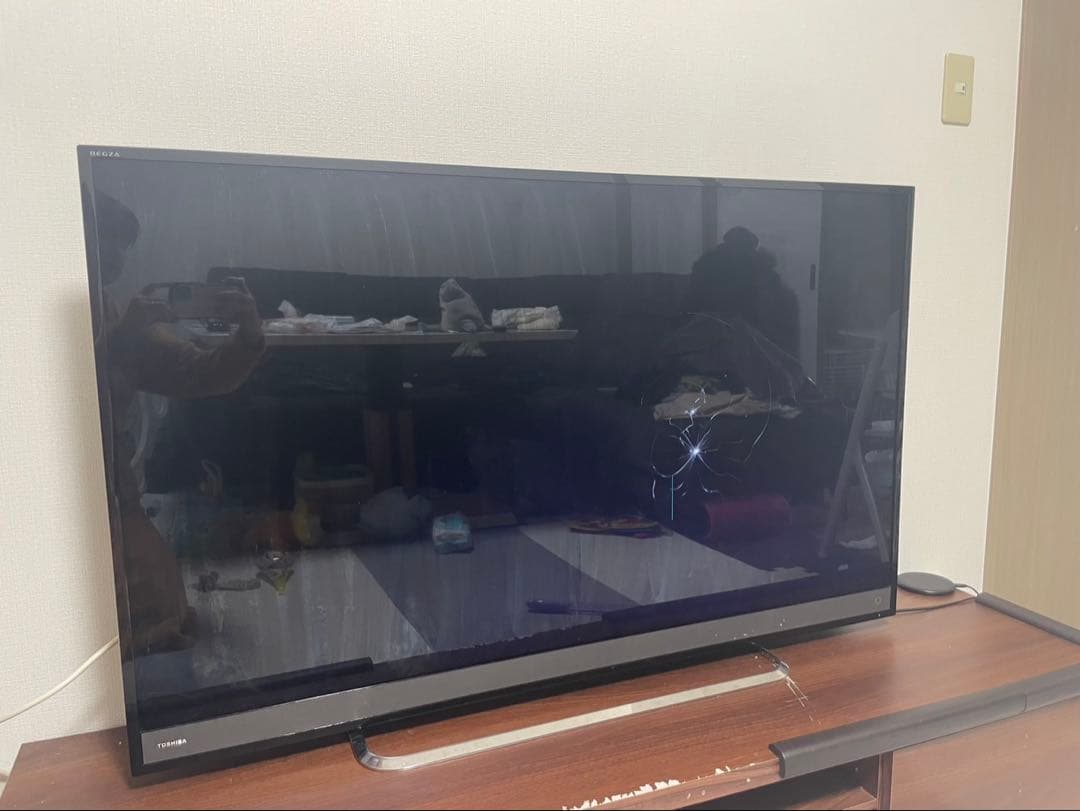 液晶割れ　TOSHIBA 液晶テレビ 50M510X 2026年最新】レグザ 画面割れの人気アイテム - メルカリ