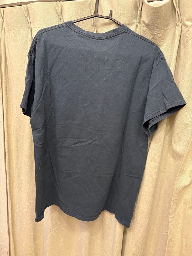 The BONEZ骸骨デザイン Tシャツ ダークブルー