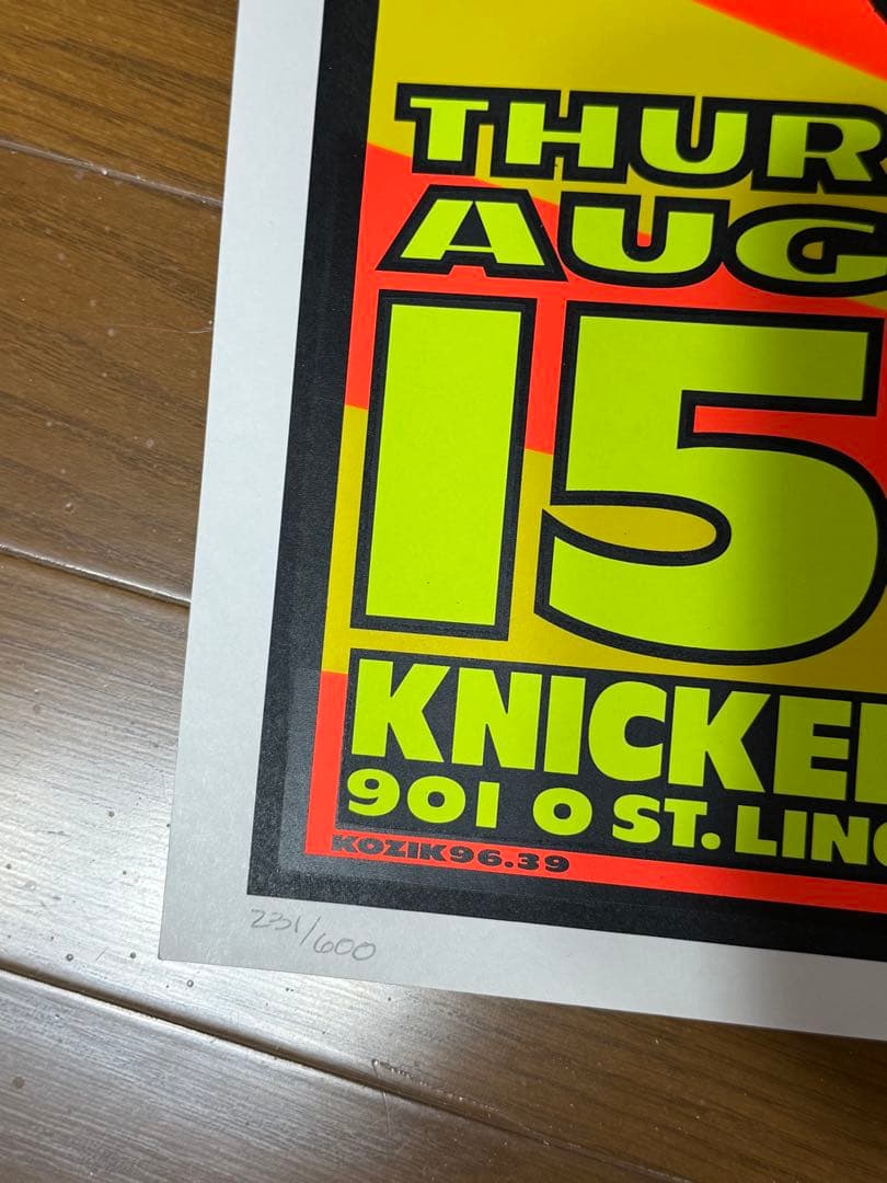 Kozik 1996⭐︎ ISMFest 96 シルクスクリーンポスター