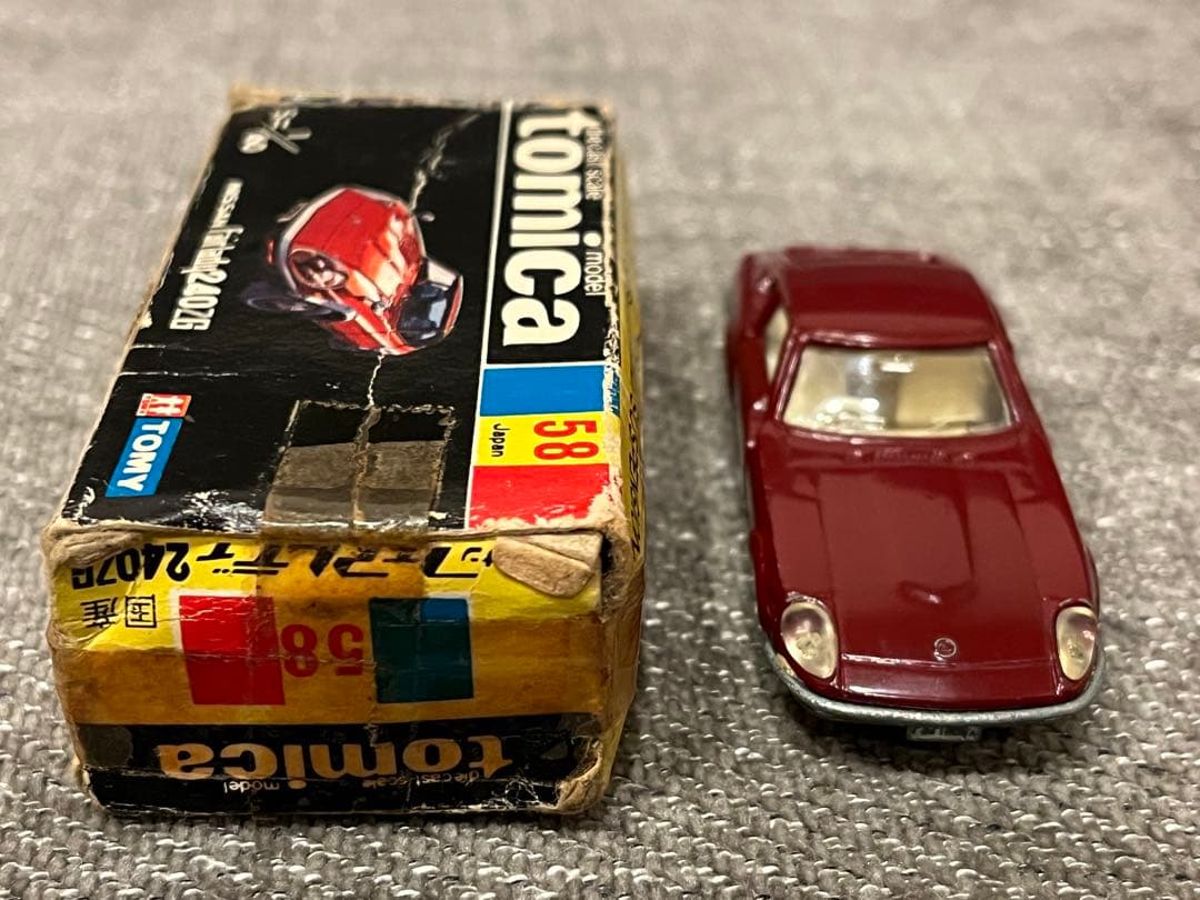トミカ NO.58 黒箱 ニッサン フェアレディ 240ZG 日本製 - メルカリ