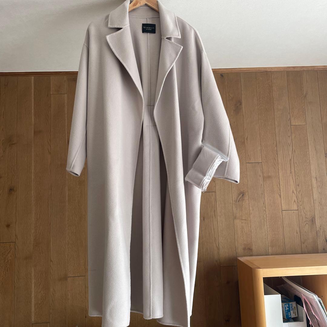 VERMEIL par ienaリバーラップコート　super160s VERMEIL par iena（ヴェルメイユパーイエナ）の「《予約》SUPER160s