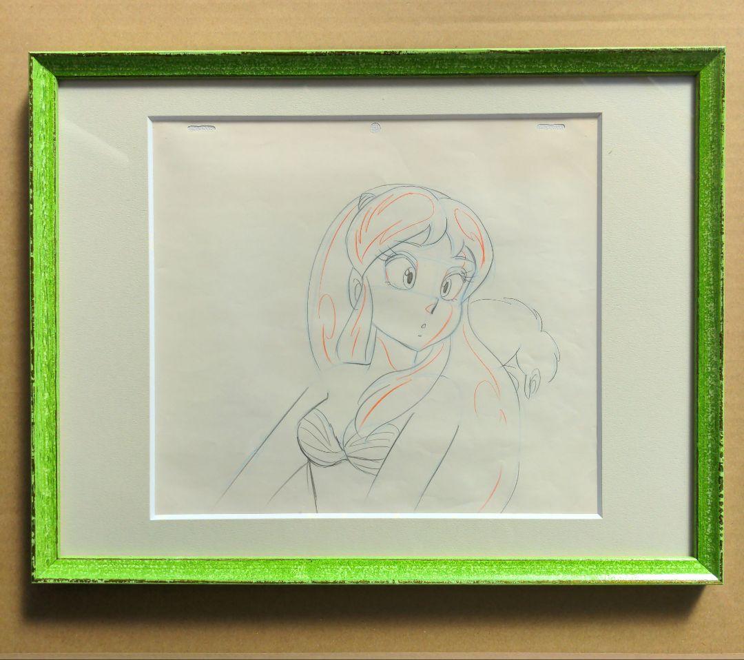 うる星やつら　セル画　修正原画 Yahoo!オークション - うる星やつら ラム セル画 (セル画1枚 原画1枚)