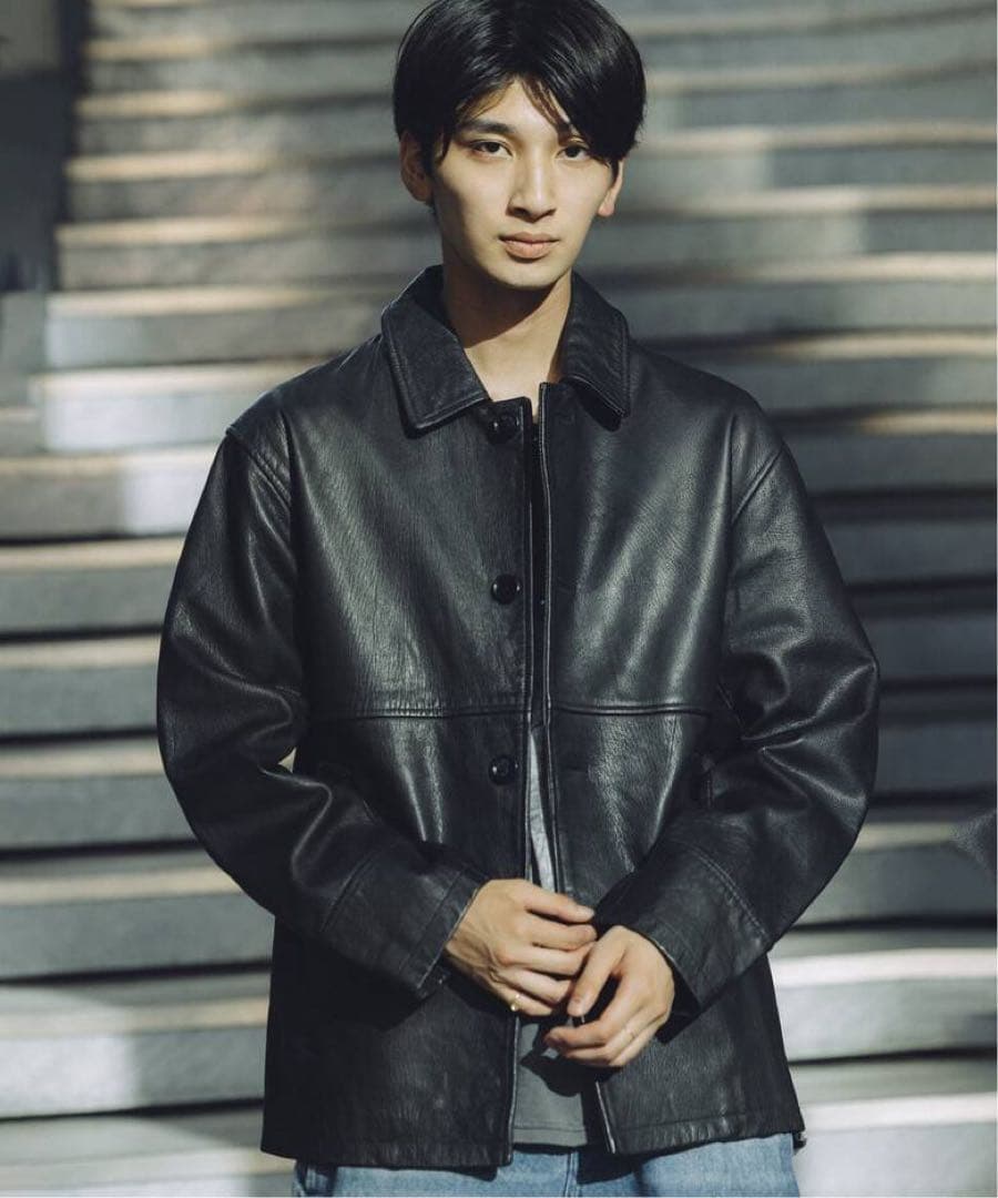 ゴートレザー ウォッシュド カーコート　ジャーナルスタンダード　25AW ゴートレザー ウォッシュド カーコート（レザージャケット）｜JOURNAL