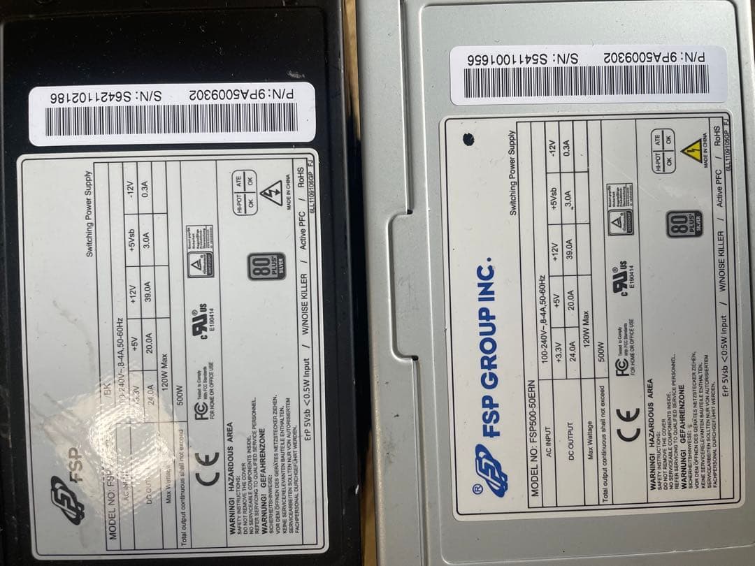 6/2-C 5 電源ユニット　500Wx 10個セット