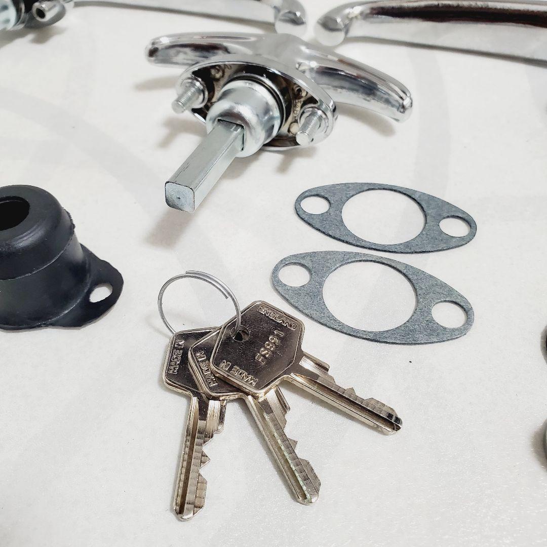 ローバーミニ ドアハンドル 3点 セット 1966年~ Mk1,Mk2用 - メルカリ