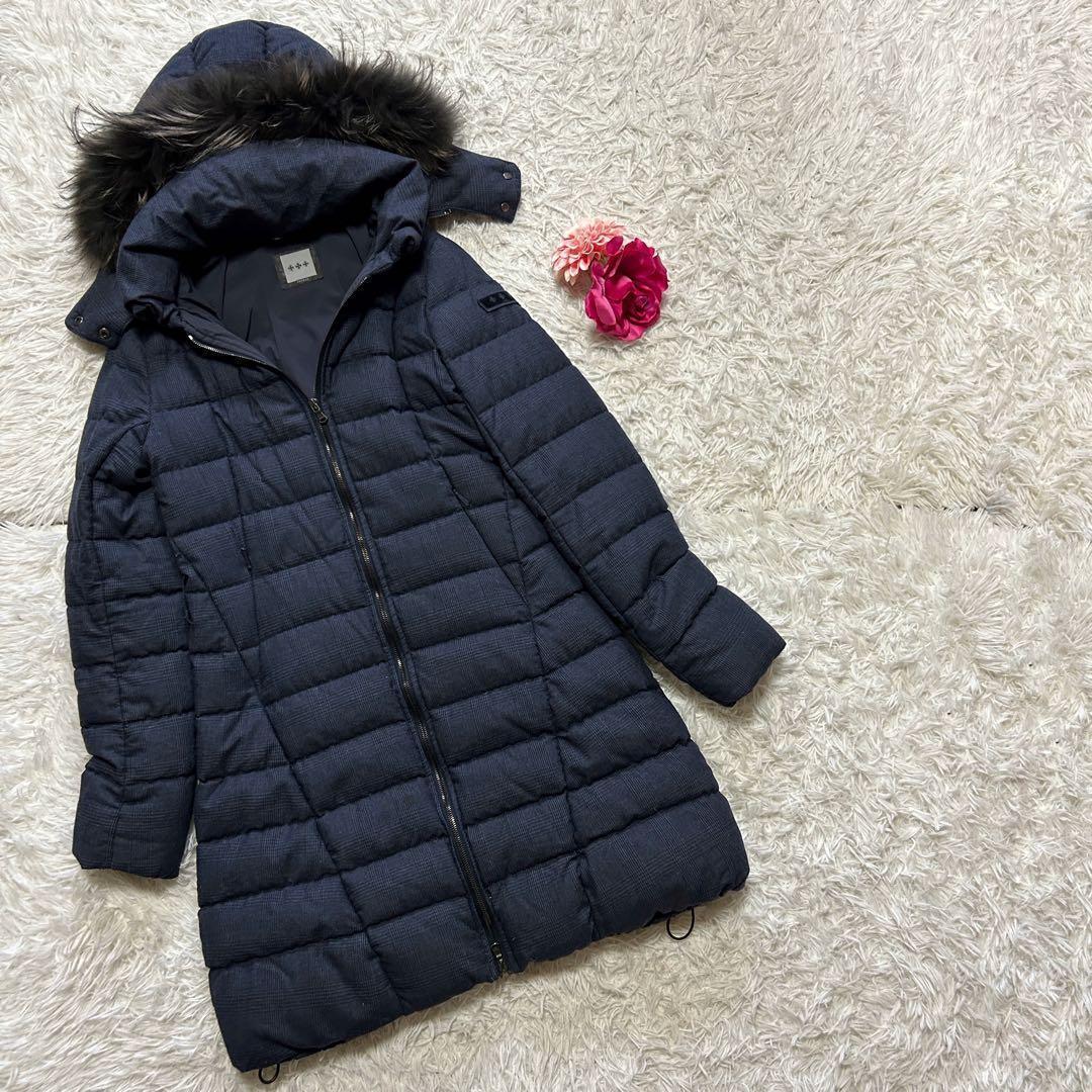 【希少】タトラス ウール カシミヤ チェック柄 リアルファー ダウンコート TATRAS（タトラス）の「TATRAS / SARMA ビリー ファー ダウンコート