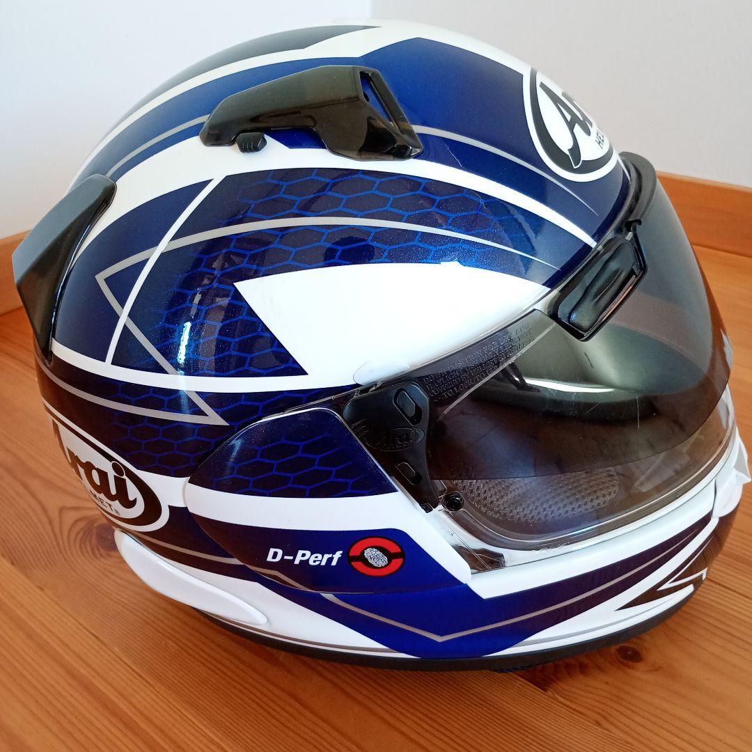 Arai astralX フルフェイスヘルメット 青・白 - メルカリ