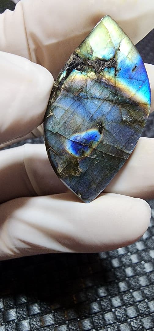 ラブラドライトとスペクトロライトのミックス8個セット