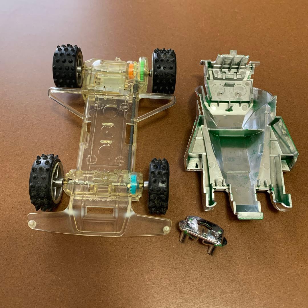 ミニ四駆 バーニングサン 透明シャーシ - メルカリ