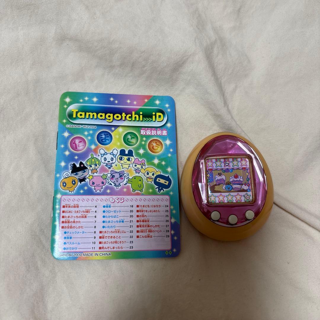 動作確認済みTamagotchi iD たまごっちIDピンクゴールド　説明書あり