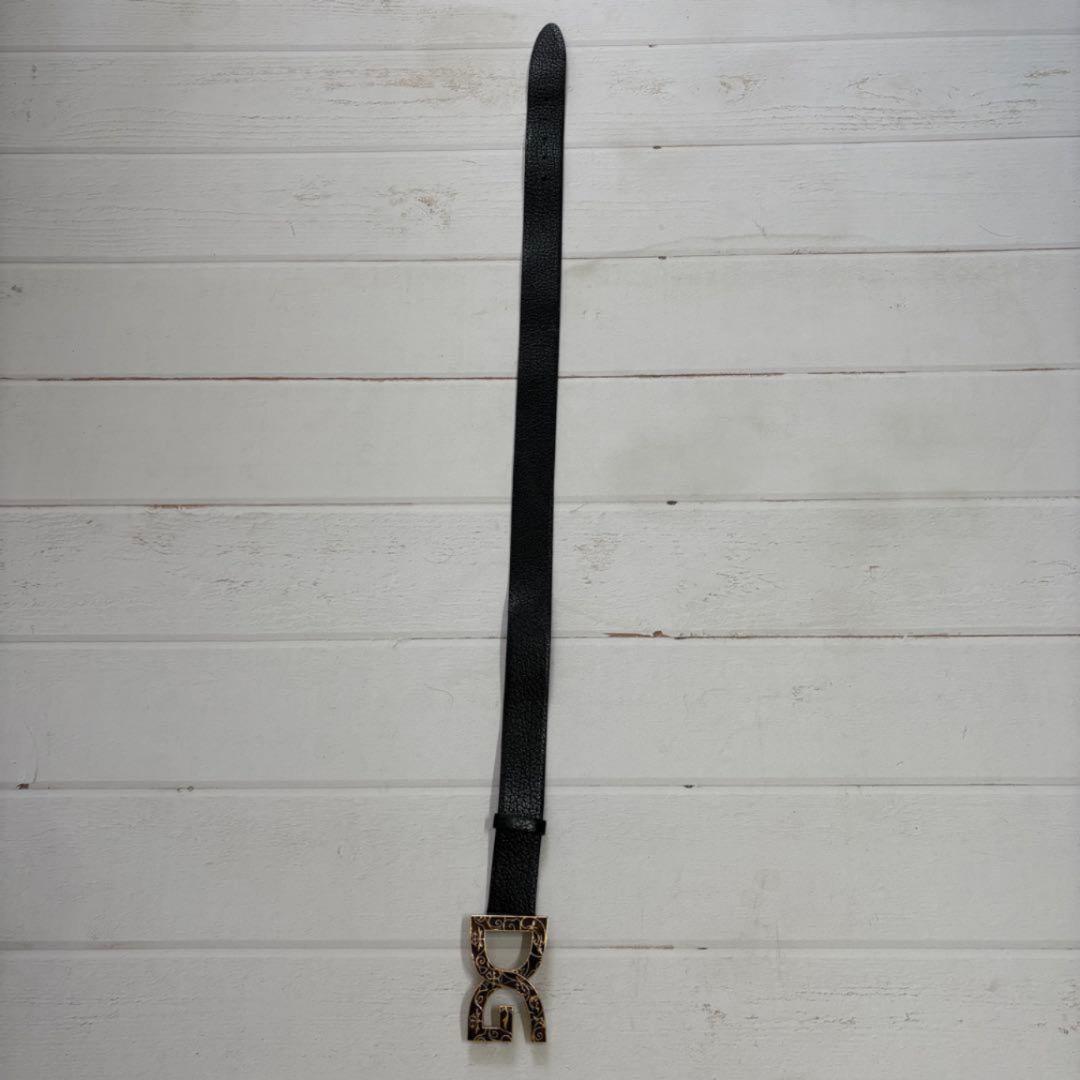 ドルチェ&ガッバーナ ローズ ベルト レザー y2k swag archive