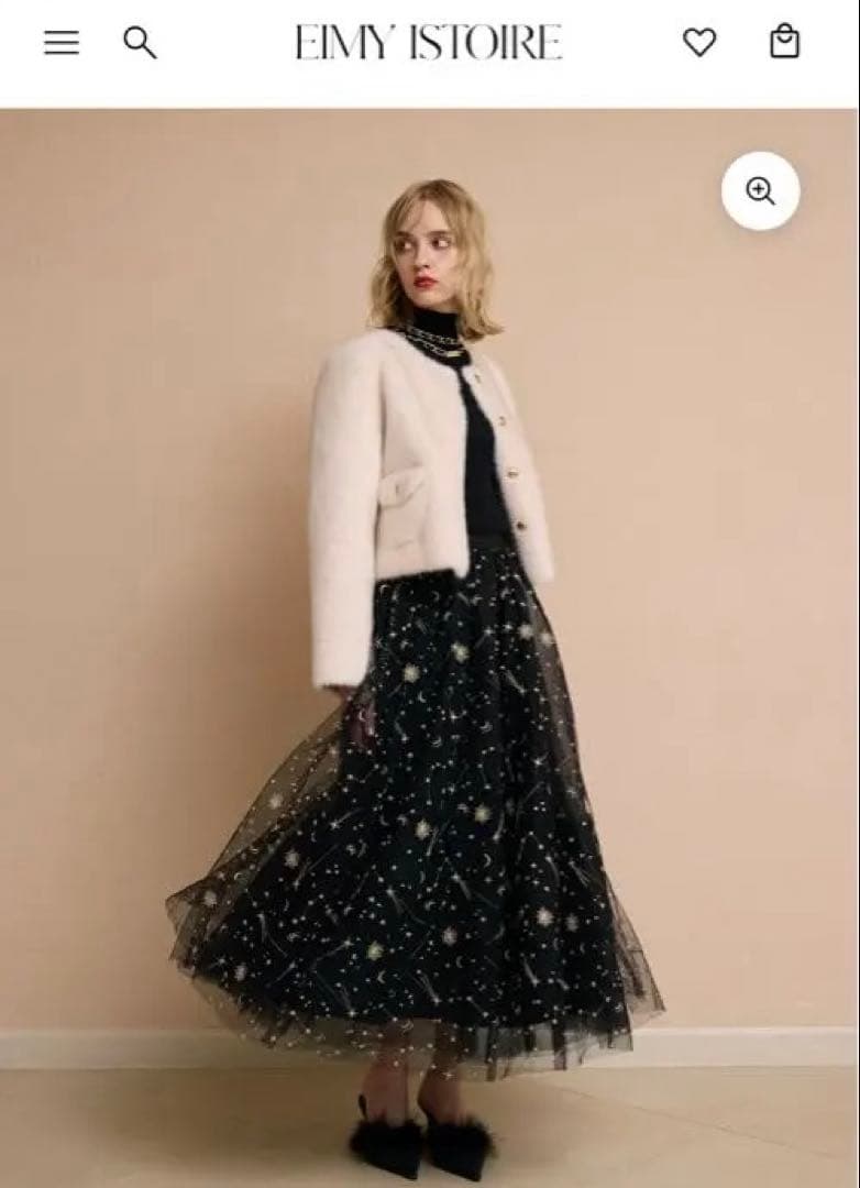 新品未使用タグ付】エイミーイストワール スターエンブロイダリー