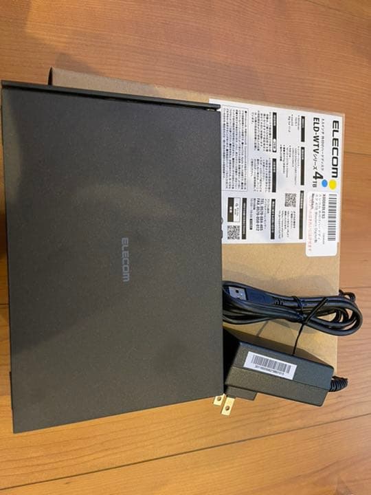 エレコム 外付けHDD 4TB TV向け外付けハードディスク - ELD-HTV040UBK