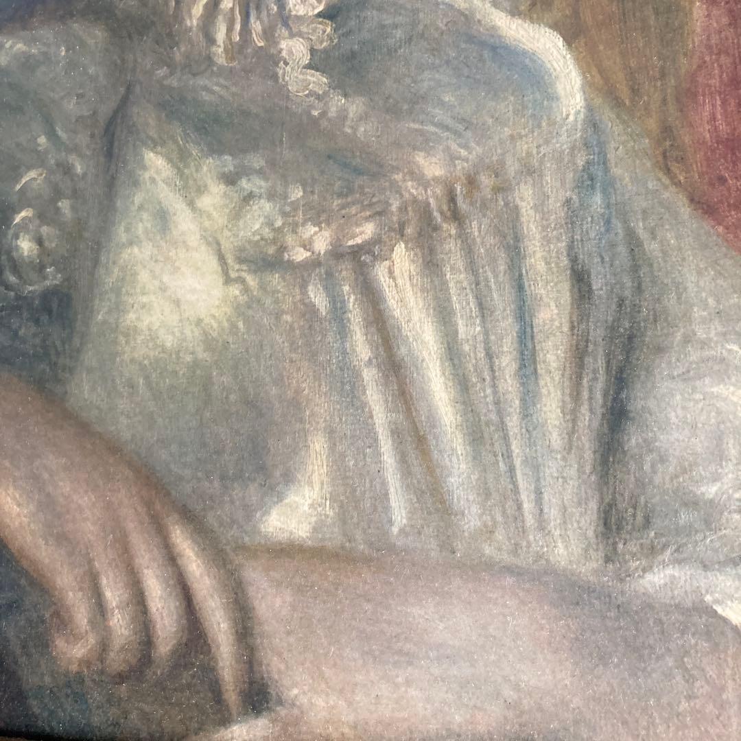 ルノアール　帽子の女　工芸画