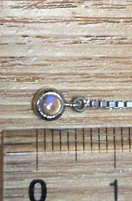 最終！Pt850 プラチナブレスレット 4℃ ブルームーン