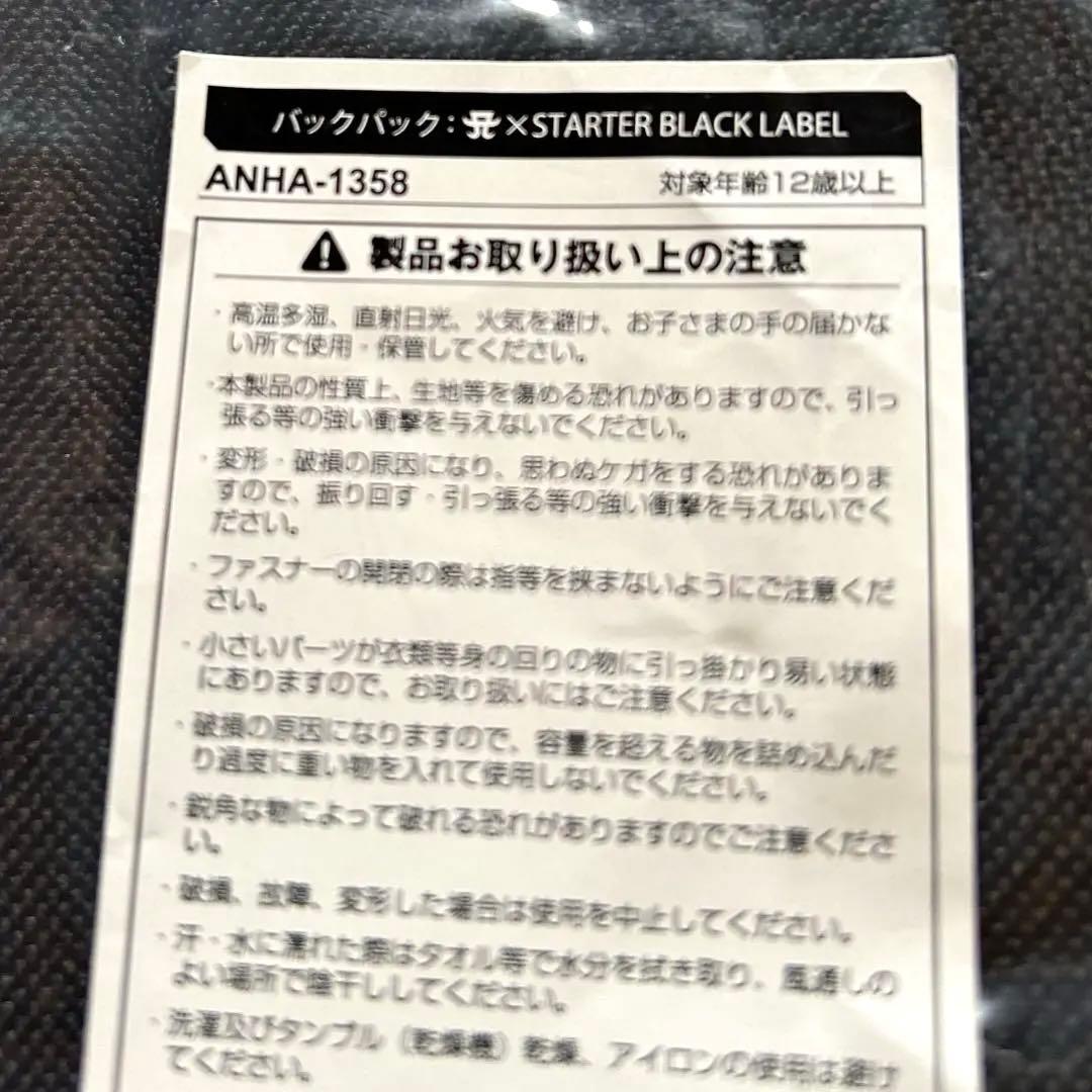 浜崎あゆみバックパック STARTTER BLACK LABEL vol.１