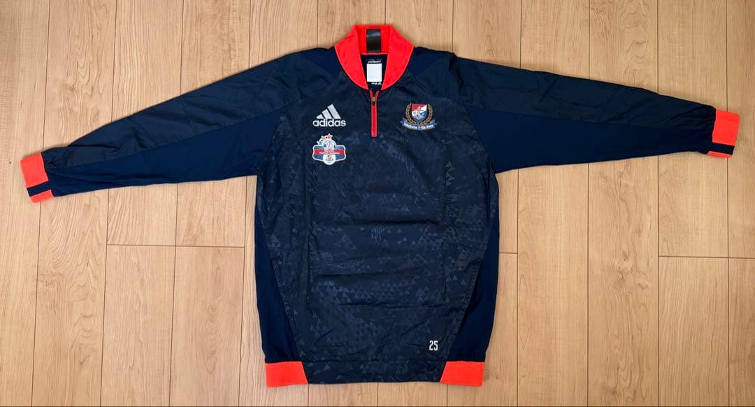 adidas マリノス　ピステ・ウィンドブレーカー 横浜F・マリノス 選手支給品 ウィンドブレーカー上下セット adidas