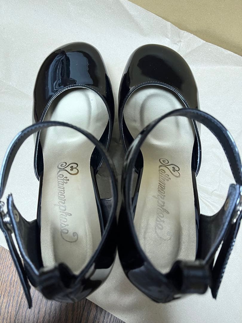 最終値下げ メタモルフォーゼ Metamorphose ヒールストラップシューズ