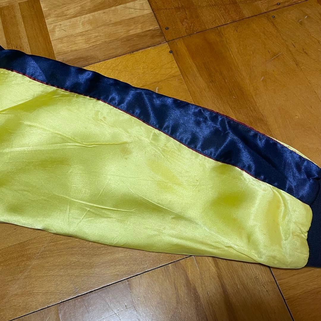 SALE】90sスカジャン 沖縄マップ シーサー 鷹 虎 龍 刺繍 - メルカリ