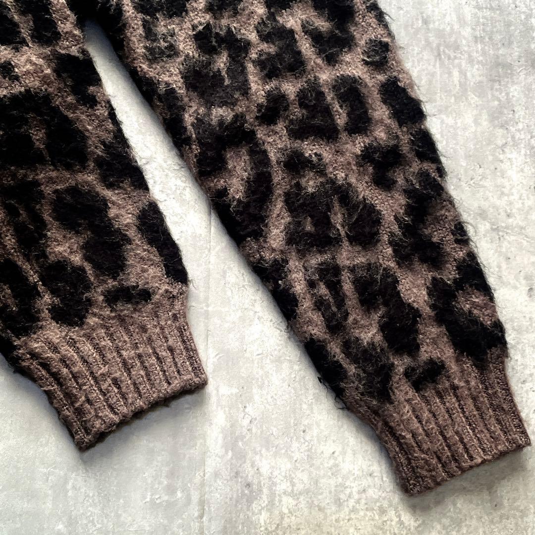 極美品 フリークスストア別注 Towncraft レオパード カーディガン L