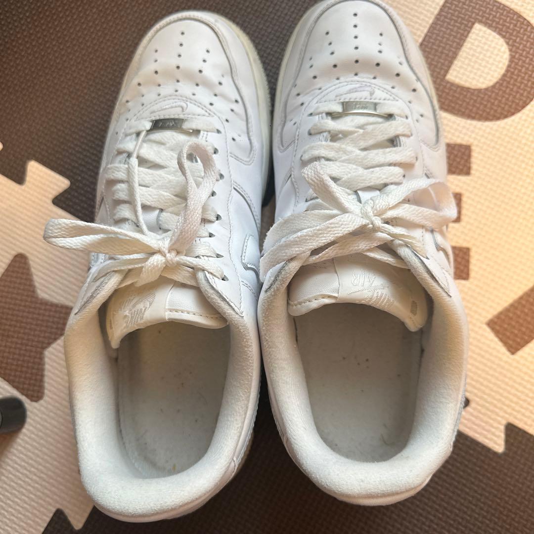 Nike Air Force 1 × Supreme ホワイト 27.5cm