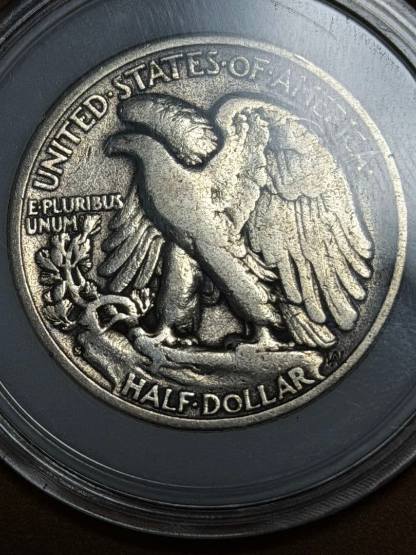 1945年 ウォーキングリバティハーフダラー銀貨 銀90% - メルカリ