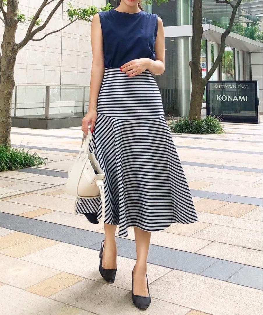 ボーダーズアットバルコニーツイルスカート36