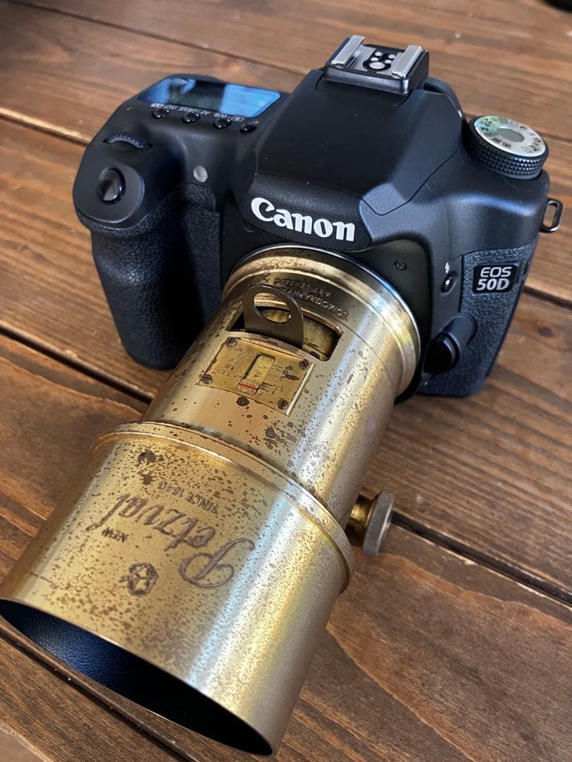 Canon EOS 50D Petzvalレンズ付き Canon EOS 50D Petzvalレンズ付き