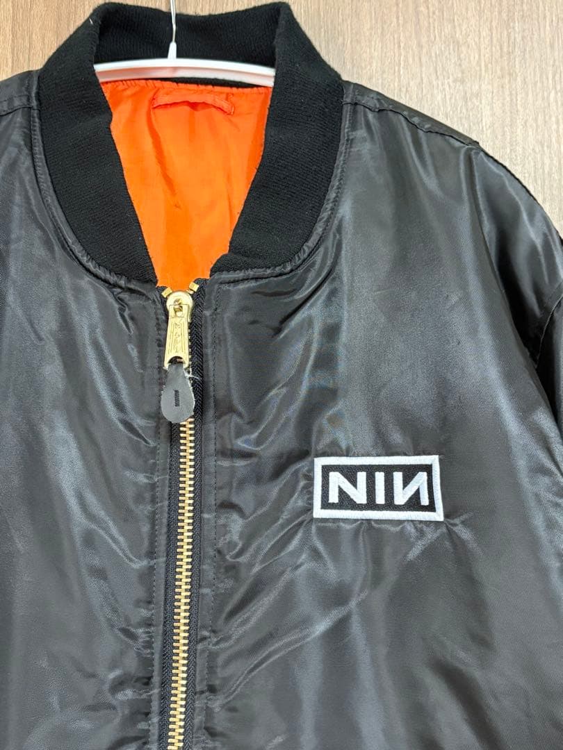 希少 nine inch nails MA-1 ナインインチネイルズ ジャケット - メルカリ