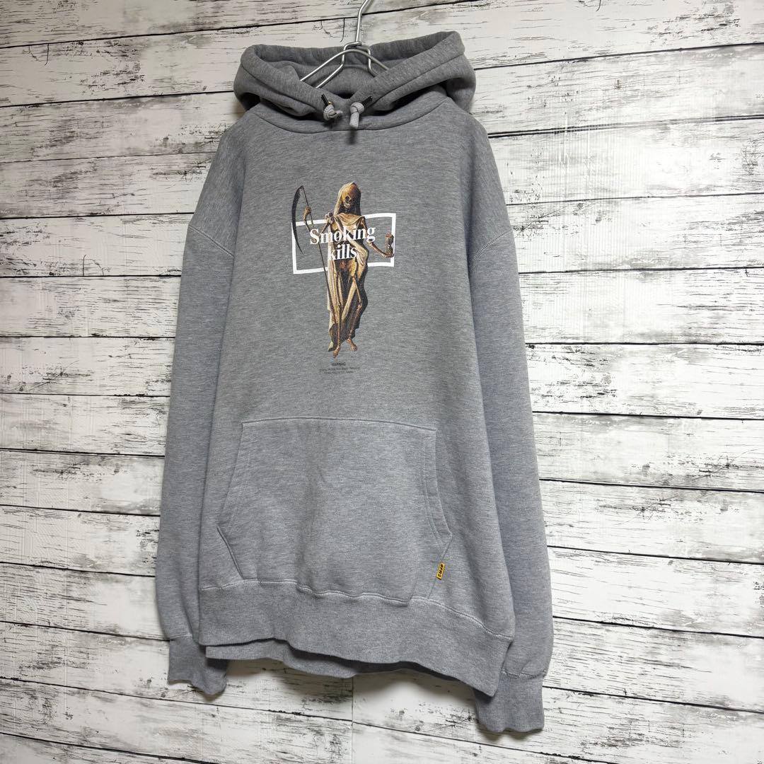 希少 FR2 Smoking Kills 死神 パーカー グレー XLサイズ - メルカリ
