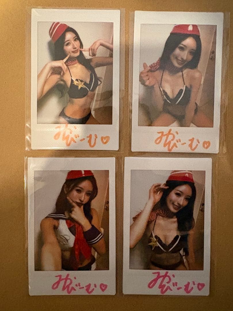 MIYABI サイバージャパンダンサーズ　 サイン入りチェキ4枚組 CYBERJAPAN SHOP