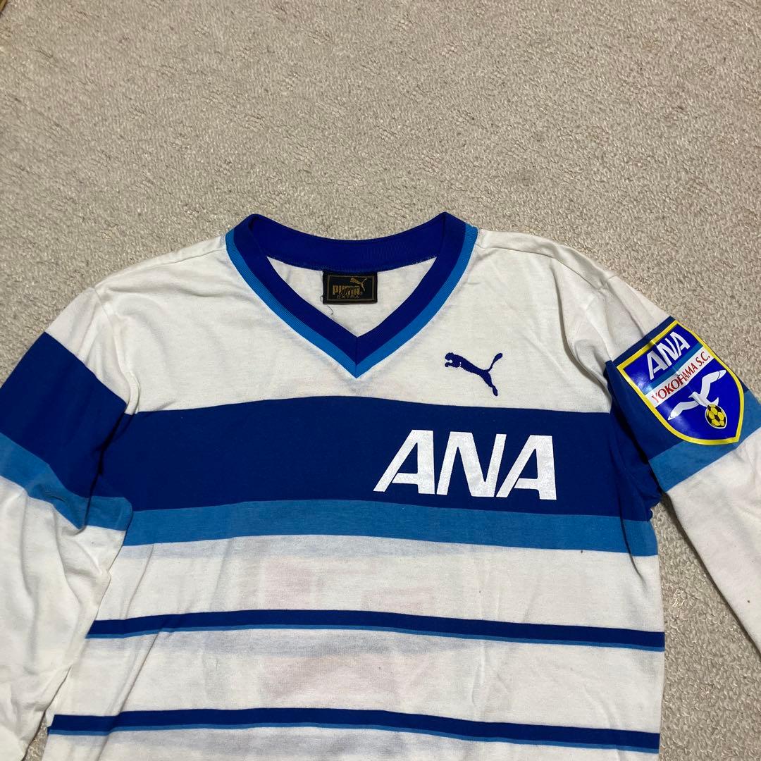 日本リーグ【超レア品】 全日空横浜FCユニホーム ANA ストライプ長袖