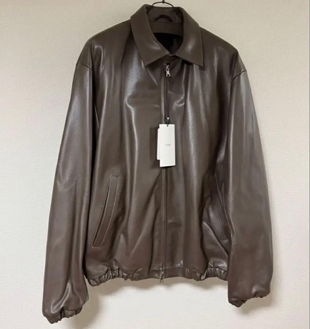 ssstein Lambs Leather Light Zip Jacket 茶 - メルカリ