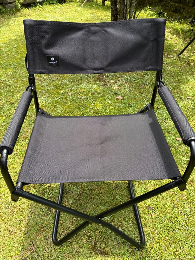  peak ガーデンFDチェア ブラックFES-088 Snow peak (スノーピーク) アウトドアチェア ブラック 2022年雪峰祭