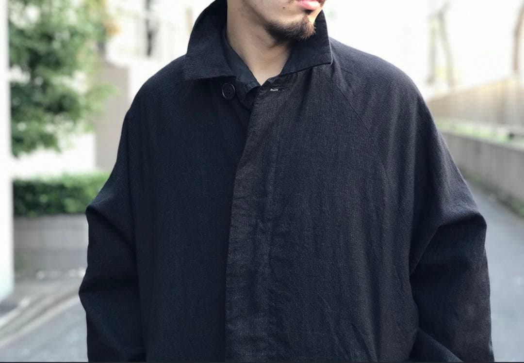 casey casey ROTHERDAM COAT ウールリネン コート 美品 - メルカリ